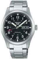 Seiko SRPG27K1 Herrenuhr Automatik Stahl/Schwarz