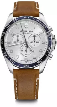 Victorinox FieldForce Classic Chrono silver-white brown Victorinox FieldForce Classic Chrono silver-white brown