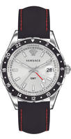 Versace Hellenyium GMT V11070017 Herrenuhr Hellenyium GMT - Silber/Schwarz