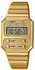 Edelstahl, goldfarben: Casio Vintage A100