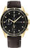goldfarben, Leder, schwarz: Tommy Hilfiger Parker