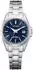 blau, Edelstahl, silberfarben: Citizen Damenuhr EC1180
