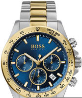 BOSS Chronograph "HERO" Quarzuhr, Armbanduhr, Herrenuhr, Edelstahlarmband, analog,