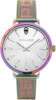 Police Damen Armbanduhr PL16035MSRW.04MM Multicolor Meshband - Bunt