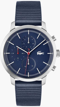 Lacoste Replay Leather Strap blue