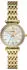 Edelstahl, goldfarben, perlmutt: Fossil Carlie 28 mm