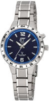 ETT Funkuhr "Titan Basic" Armbanduhr, Damenuhr, Solar, Titan