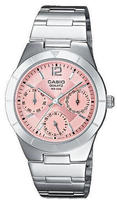CASIO TIMELESS COLLECTION Multifunktionsuhr "LTP-2069D-4AVEG" Quarzuhr, Armbanduhr,