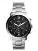 Fossil FS5384, Fossil Neutra (Chronograph, 44 mm) Silber
