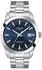 blau, Edelstahl, silberfarben: Tissot Gentleman Powermatic 80 T127.407