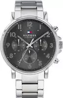 Tommy Hilfiger 1710382, Tommy Hilfiger Danl 45 Mm Watch Silber Mann Silver / Grey /