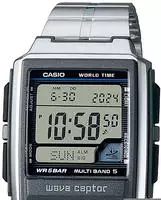 Casio WV-59RD-1AEF Collection Digital Funkarmbanduhr Schwarz/Stahlfarben