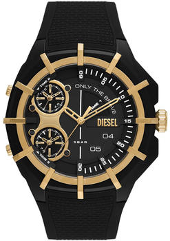 Diesel Framed Three-Hand Silicone Watch DZ1987
