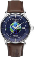 ZEPPELIN Automatikuhr "Atlantic Automatic GMT" Armbanduhr, Herrenuhr, Datum,
