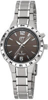ETT Funkuhr "Titan Basic" Armbanduhr, Damenuhr, Solar, Titan