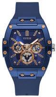 Guess GW0203G7 Herren-Armbanduhr, Kunststoff-Geh&auml;use - Blau
