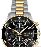 Boss 1513908, Boss Admiral 45 Mm Watch Golden Mann Silver / Gold / Black / Mineral
