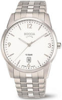 Boccia Titanium 3632-01, Boccia Titanium 3632-01 Herrenarmbanduhr Wei&szlig; male,