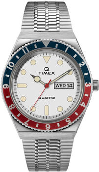 Timex Q Reissue 1979 blue/red white dial