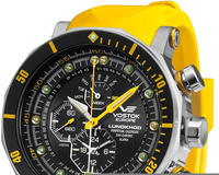 Vostok Europe YM86-620A505-YLW Herren-Alarm-Chronograph Lunokhod 2