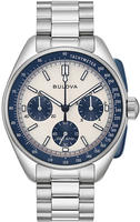 Bulova 98K112 Herrenuhr Chronograph Lunar Pilot Blau mit 2 B&auml;ndern