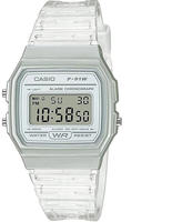 Casio Collection F-91WS-7EF Digitaluhr silber/wei&szlig;