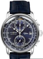 ZEPPELIN Chronograph "100 Jahre" Quarzuhr, Armbanduhr, Herrenuhr, Made in Germany,