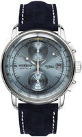 Zeppelin 86704, Zeppelin 100 Jahre Zeppelin ED. 1 86704 Herrenchronograph Blau male,