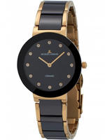 Jacques Lemans Keramikuhr "Monaco" Quarzuhr, Armbanduhr, Damenuhr, bis 10 bar