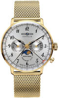 ZEPPELIN Multifunktionsuhr "LZ 129 Hindenburg Mondphase" Armbanduhr, Quarzuhr,