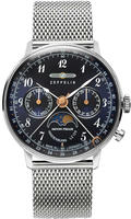 ZEPPELIN Multifunktionsuhr "LZ 129 Hindenburg Mondphase" Armbanduhr, Quarzuhr,