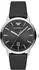 Leder, schwarz: Emporio Armani Ruggero
