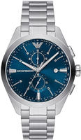 Emporio Armani Claudio Silber Herren Armbanduhr AR11541