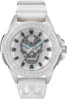 Philipp Plein The $kull Wei&szlig; Unisex Armbanduhr PWAAA1521