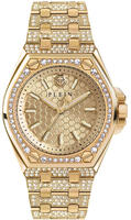 Montre Philipp Plein Plein Extreme Lady Pour Femmes Dor&eacute; PWJAA0822 Gold Damen