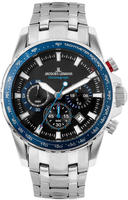 Jacques Lemans 1-2099E Herrenuhr Chronograph Liverpool Stahl/Blau
