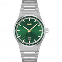 Boss 1514079, Boss Candor 41 Mm Watch Silber Mann Silver / Green / Mineral