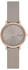 beige, Leder, roségoldfarben: Skagen Signatur Lille