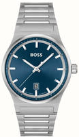 Boss 1514076, Boss Candor 41 Mm Watch Silber Mann Silver / Blue / Mineral