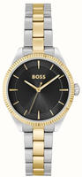 BOSS Quarzuhr "SAGE" Damenuhr, Armbanduhr, analog, Edelstahlarmband