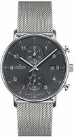 Junghans 41/4877.44, Junghans 41/4877.44 Herrenuhr mit Milanaise-Armband Chronoscope