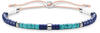 THOMAS SABO Armband »blaue Steinen, A2065-775-7-L20V«, mit Türkis-Imitat,
