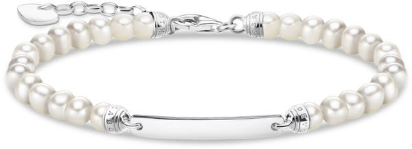 Thomas Sabo Armband Perlen silber mit Gravur (A2042-082-14-L19V)