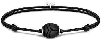 Thomas Sabo Armband Karma Secret mit schwarzem Obsidian Bead mattiert (A2109-172-11)