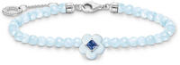 Thomas Sabo Armband Blume mit blauen Jade-Beads (A2094-496-1-L19V)