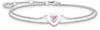 THOMAS SABO Armband »Herz mit pinkem Stein, A2091-041-9-L19V«, mit Zirkonia