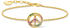 Thomas Sabo Armband mit Peace-Zeichen und bunten Steinen (A2071-996-7-L19V)