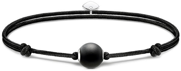 Thomas Sabo Armband Karma Secret mit schwarzem Obsidian Bead mattiert (A2101-172-11)