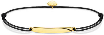 Thomas Sabo Armband Little Secret klassisch gold mit Gravurscwarz (LS130-848-11-L22V)