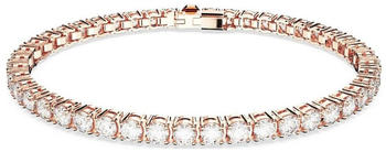 Swarovski Matrix Tennis Armband ros&eacute;gold